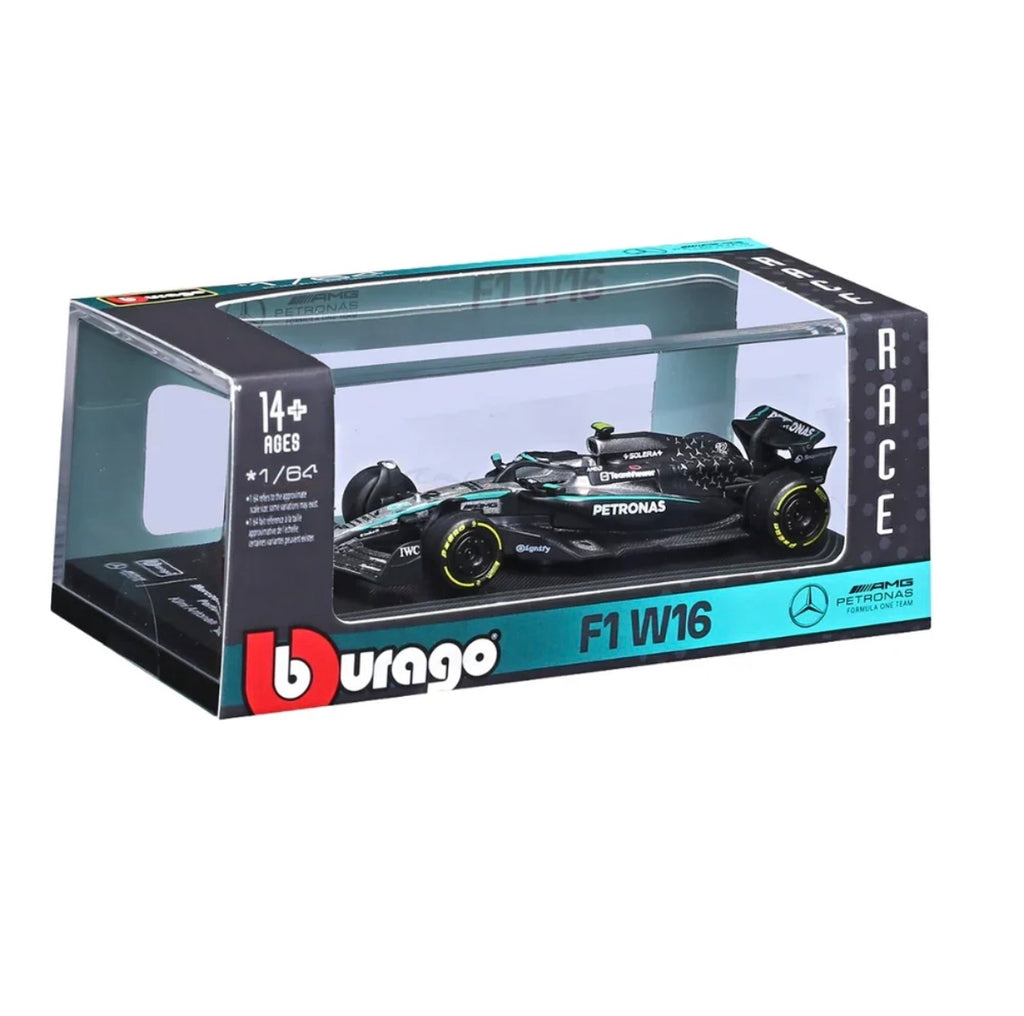 Official Bburago 2025 Mercedes-AMG W16 #12 Kimi Antonelli Formula 1 Diecast Car – 1:64 Scale Collectible Model