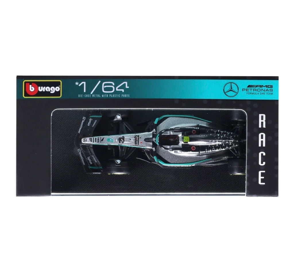 Official Bburago 2025 Mercedes-AMG W16 #12 Kimi Antonelli Formula 1 Diecast Car – 1:64 Scale Collectible Model