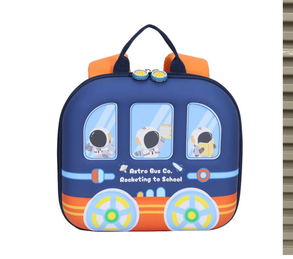Cute Design Rectangle Shaped Hardshell Backpack for Kids – Durable School & Travel Bag